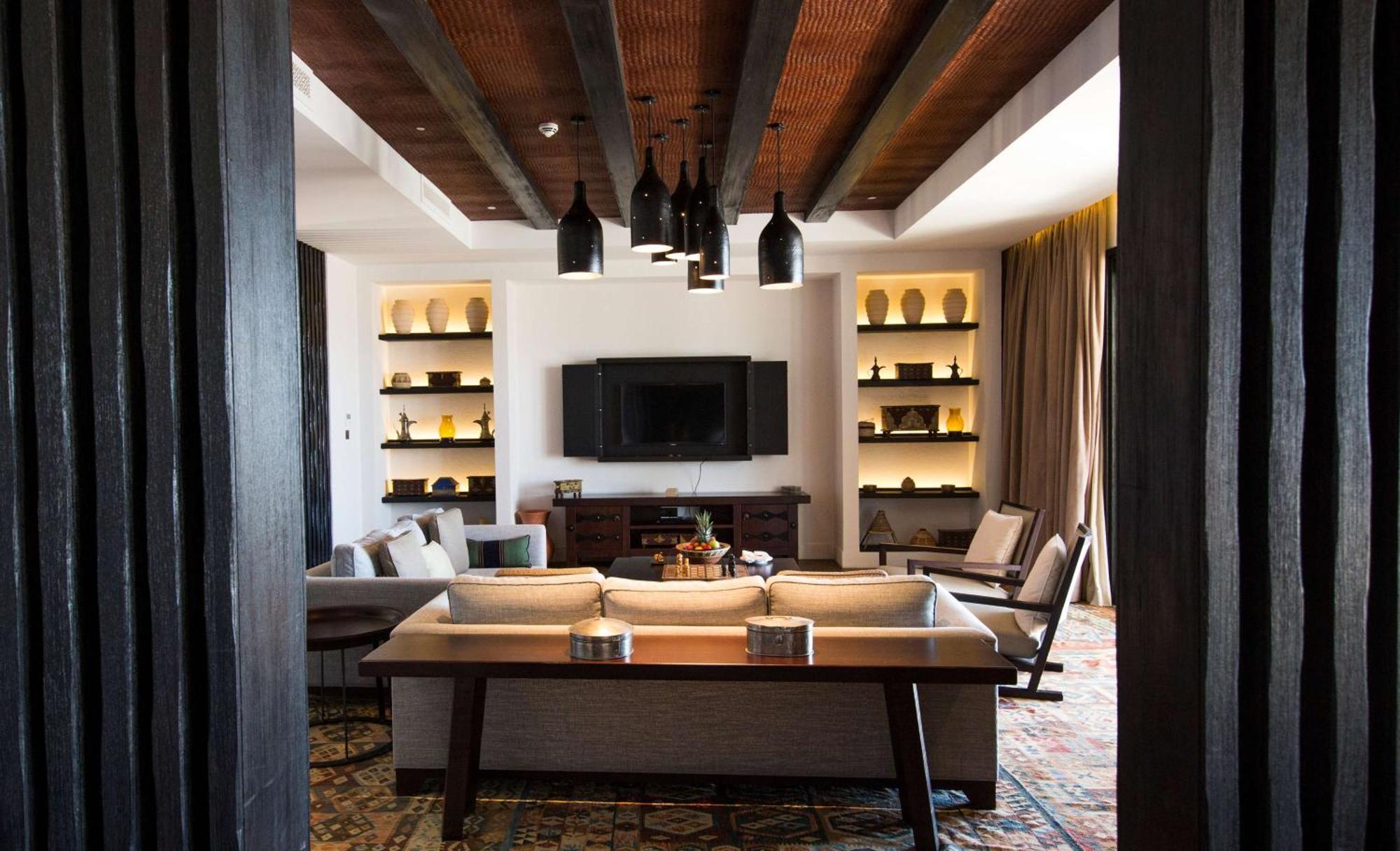 Hotel Alila Jabal Akhdar Al Khutaym Esterno foto The living room of a suite at the Ritz-Carlton, Maldives