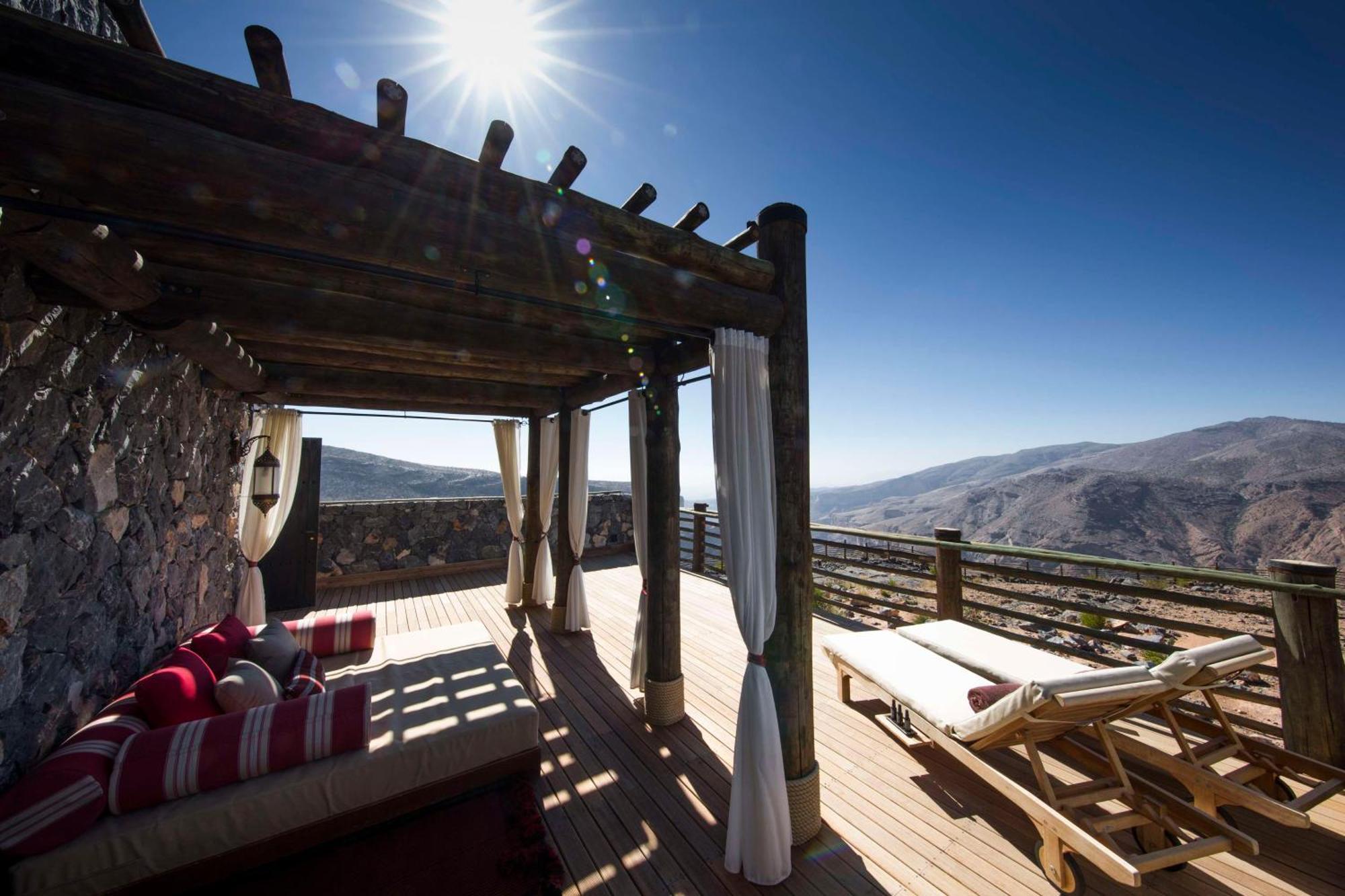 Hotel Alila Jabal Akhdar Al Khutaym Esterno foto The view from the rooftop