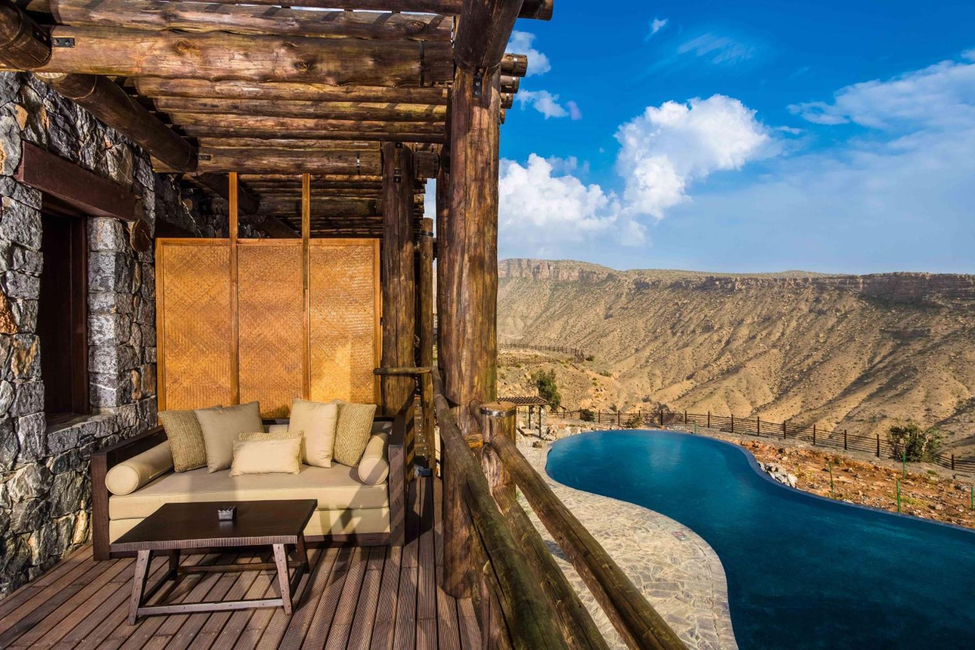 Hotel Alila Jabal Akhdar Al Khutaym Esterno foto The view from the hotel