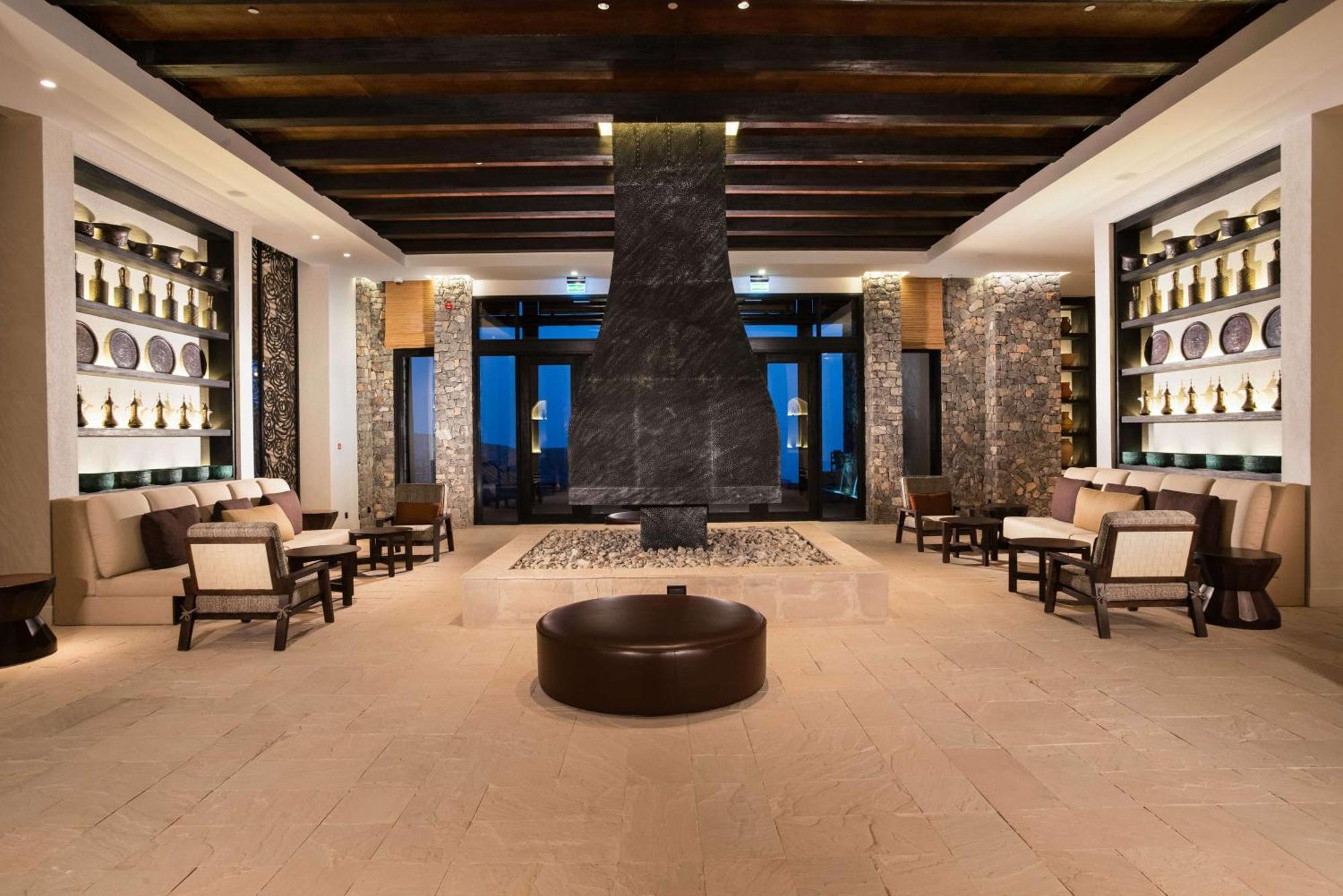 Hotel Alila Jabal Akhdar Al Khutaym Esterno foto Lobby